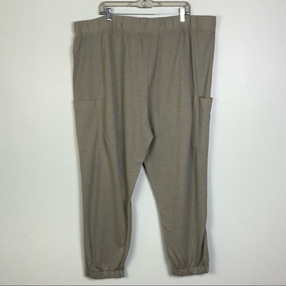 Soft Surroundings green elastic waist athleisure joggers/sweatpants.Size 3X. EUC - Picture 6 of 10